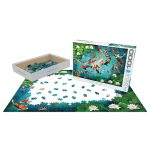پازل یوروگرافیکس 1000 قطعه طرح Japanese Koi Fish - Image 2