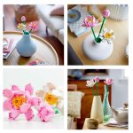 لگو گل نیلوفر آبی مدل Lotus Flowers 40647 - Image 4