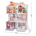 اسباب‌بازی ساختنی خانه عروسکی 4 در 1 کد WS8971 - Image 3
