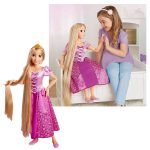 عروسک 80 سانتی راپونزل دیزنی Disney Princess به همراه اکسسوری - Image 3