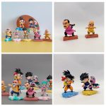 فیگور مدل انیمه دراگون‌ بال طرح سان گوکو و دوستان مجموعه 7 عددی Dragon ball Z - Image 3