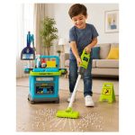 ست اسباب‌بازی نظافت و خانه‌داری چرخ‌دار کودک مدل Clean Time - Image 4