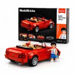 لگو ساختنی ماشین قرمز FAMOUS CAR کد B1128 تعداد قطعات 264