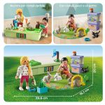 مجموعه خانواده خرگوش‌ها برند پلی موبیل PLAYMOBIL سری My Life کد 71753 - تصویر 4