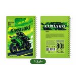 دفتر مشق 80 برگ پالت مدل موتور - تصویر 2